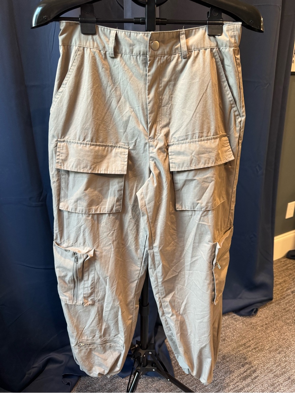 Harper & Ivy Women’s Medium Khaki Cargo Utility Pants NWOT
